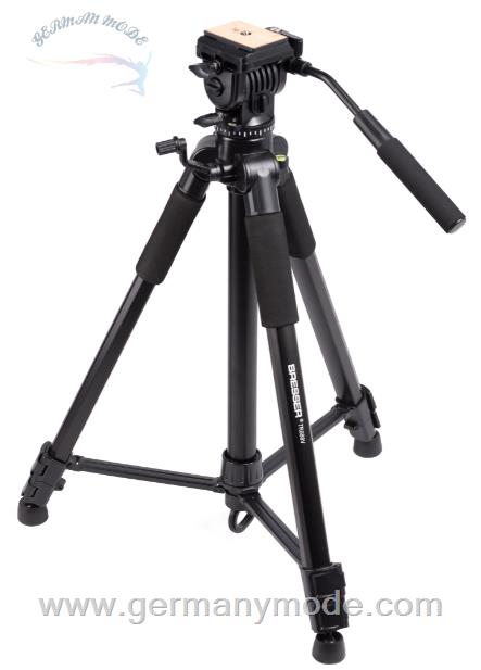 پایه دوربین برسر آلمان BRESSER TR-688V Videostativ mit 2-Wege-Neiger - 170cm hoch