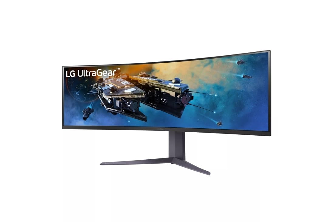 خرید از آمازون - LG Electronics 45GR65DC-B Ultragear™ DQHD 44.5 اینچی (113 سانتی متر)، 5120 x 1440، 32:9، AMD FreeSync™، HDR10، 95% DCI-P3، 5ms GtG، PBP (تصویر با تصویر) - حالت