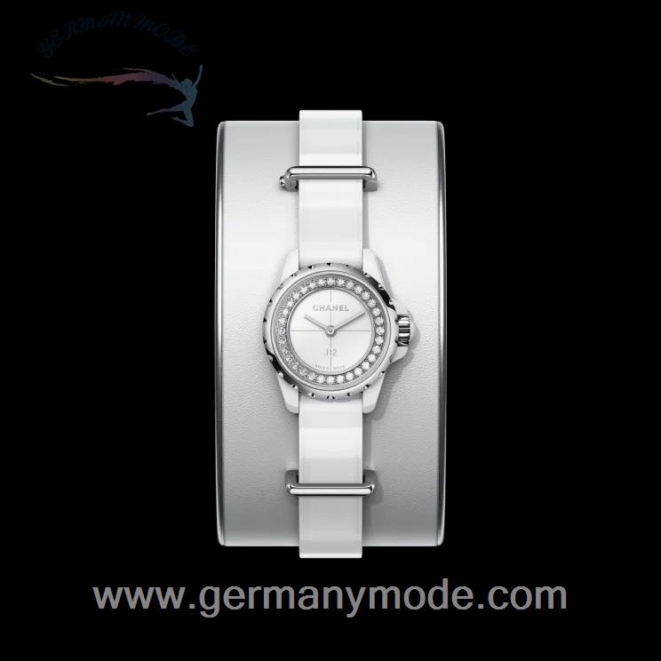 ساعت مچی زنانه الماس نشان شنل فرانسه CHANEL J12·XS UHR, 19 MM H4664