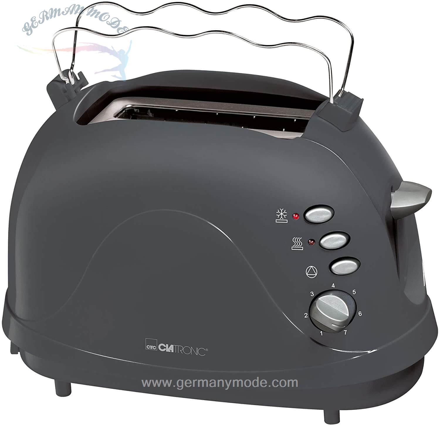توستر کلترونیک آلمان CLATRONIC Toaster 2 Scheiben Toastautomat TA 3565 /Grau