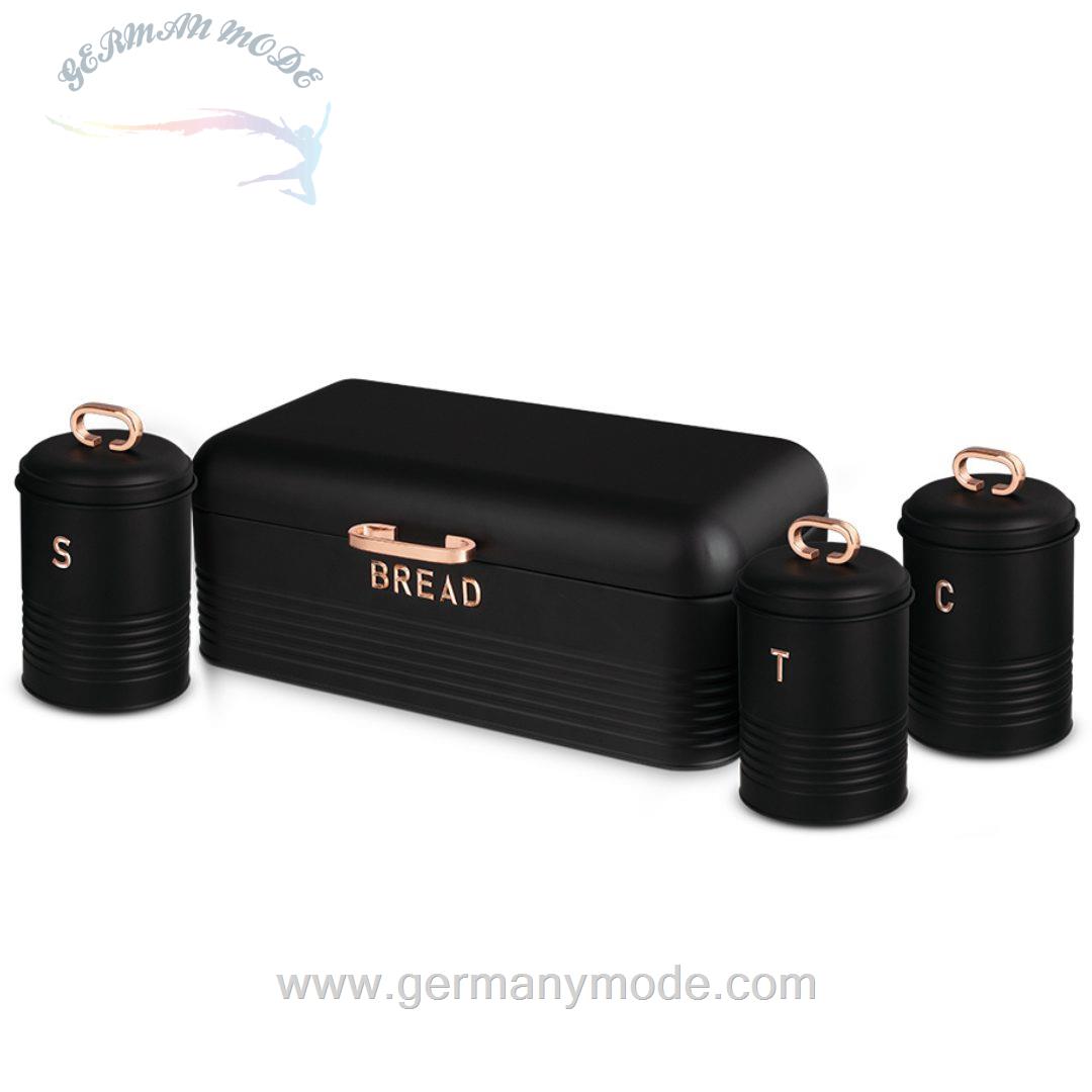 ظرف نان ست قوطی آشپزخانه برلینگر هاوس مجارستان BERLINGER HAUS BREAD BIN and KITCHEN CANISTER SET BH-6753