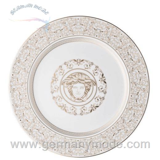 بشقاب دکوری روزنتال ورساچه ایتالیا Rosenthal meets Versace Servierteller Versace Medusa Gala Platzteller 30 cm Porzellan