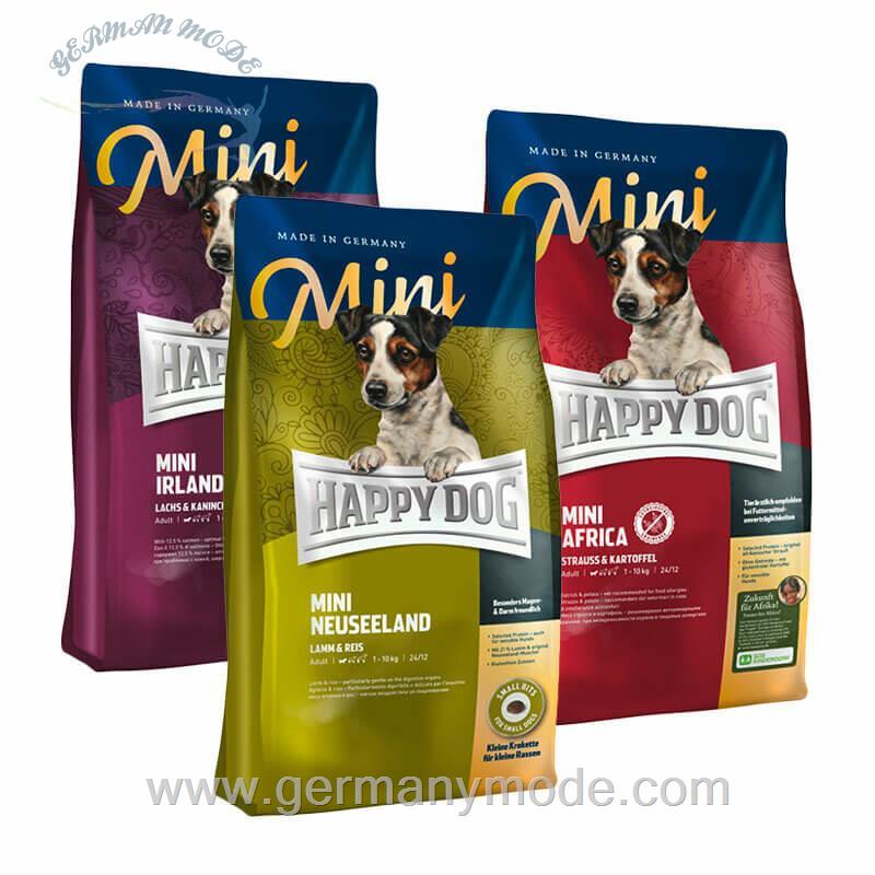غذا خشک سگ هپی داگ آلمان Happy Dog Mini Supreme Probierpaket Länderreise 3-1kg