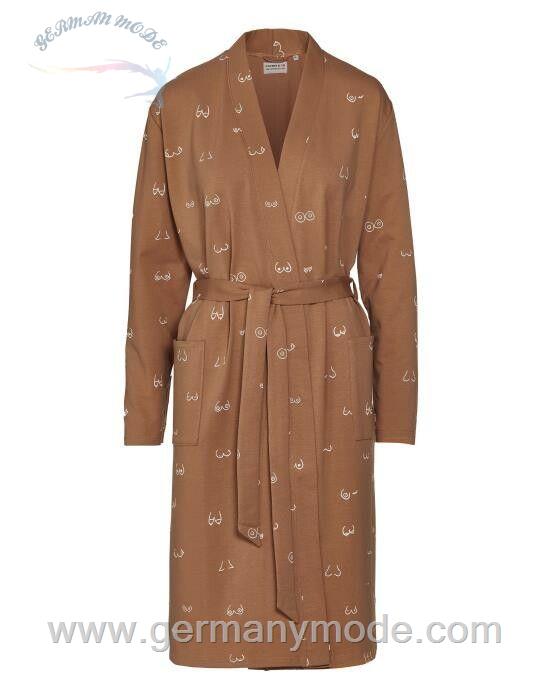 روبدوشامبر زنانه اسنزا هلند Essenza Covers Co Marle Booby trap Haselnussbraun Kimono
