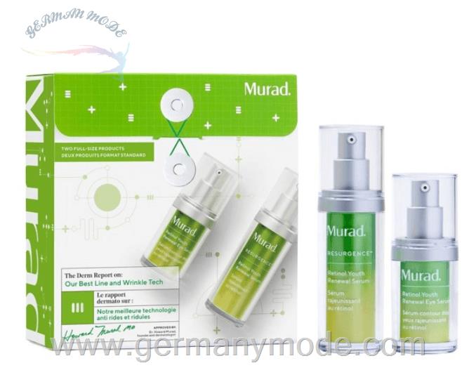 ست سرم رتینول جوانساز 30 میل سرم دور چشم 15 میل مورد آمریکا Murad - Our Best Line Wrinkle Tech Giftset