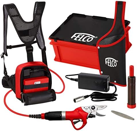 قیچی هرس باغبانی شارژی فیلکو سوئیس FELCO با باتری و پاور پک 802