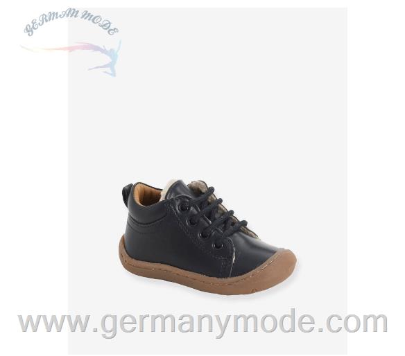 کفش کودک نو پا ورت فرانسه Vertbaudet Gefütterte Jungen Baby Krabbelschuhe - marine