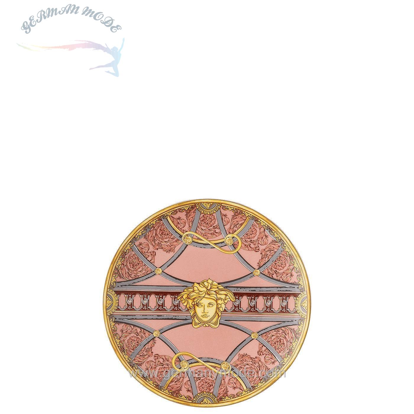 بشقاب دکوری روزنتال ورساچه ایتالیا Rosenthal meets Versace Brotteller Versace Scala Palazzo Rosa Brotteller 17 cm 1 St