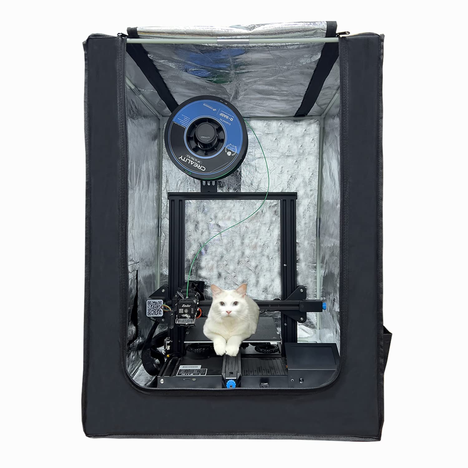 خرید از آمازون - محفظه چاپگر سه بعدی YOOPAI برای Creality Ender 3 / Ender 3 V2 / Ender 3 Pro / Anycubic / چاپگر سه بعدی Elegoo و غیره، پوشش چادر نسوز و گرد و غبار با دمای ثابت چاپگر 3 بعدی 550 * 650 * 750 میلی متر