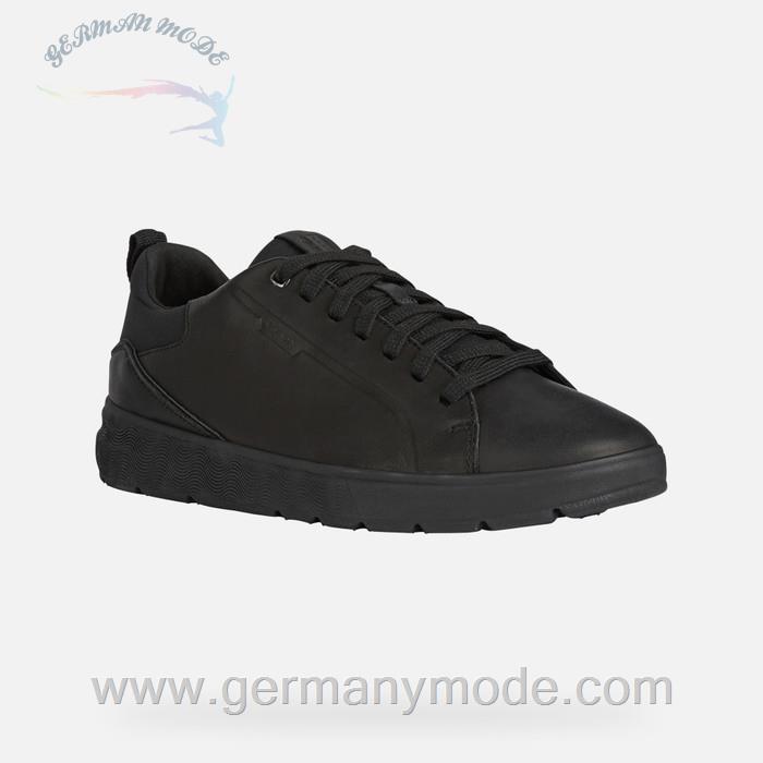 کتانی مردانه جی اوکس ایتالیا GEOX NIEDRIGE SNEAKERS Spherica Ec4 Herr Schwarz
