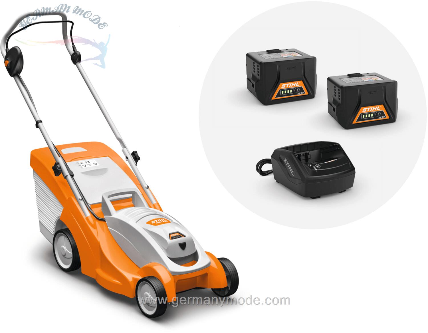 چمن زن شارژی اشتیل آلمان Stihl RMA 339 C 1* Akku AK 20 und Ladegerät AL 101