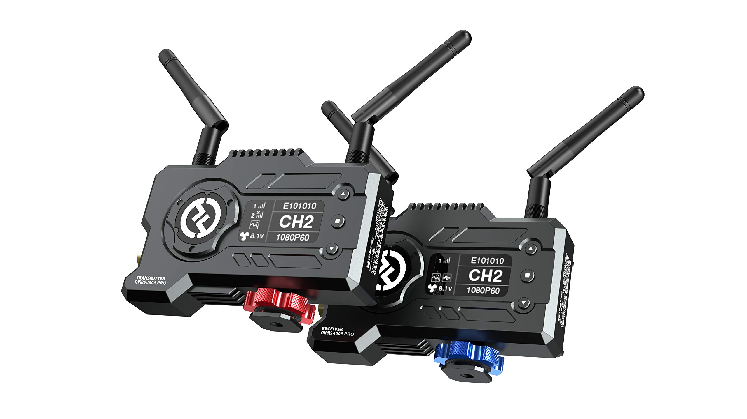خرید از آمازون - مجموعه انتقال ویدیوی بی‌سیم Hollyland Mars 400S PRO SDI و HDMI 1080p60 FHD با برد 120 متری 0.08 ثانیه سیستم گیرنده و فرستنده بی‌سیم افست 5G Wi-Fi 12 مگابیت بر ثانیه با برنامه نظارت تصویری EU Mars 400S PRO