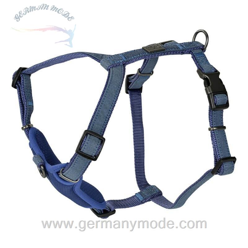 قلاده سگ قابل تنظیم مور آلمان MORE FOR Geschirr London Blau S