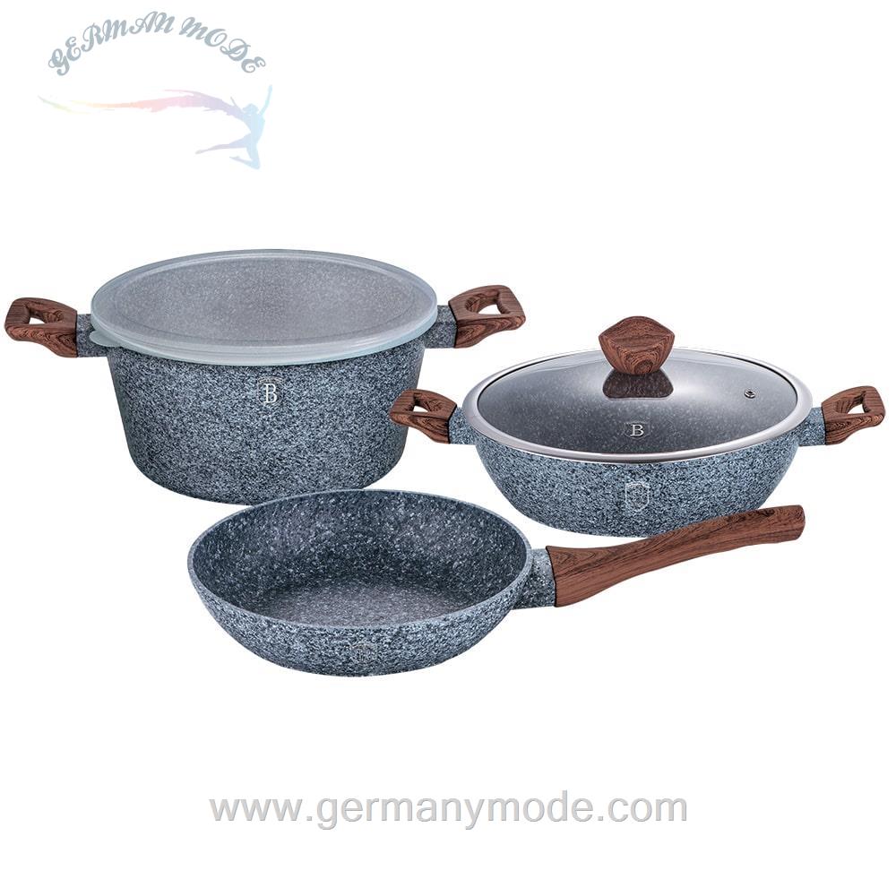 سرویس قابلمه ماهیتابه 5 پارچه برلینگر هاوس مجارستان BerlingerHaus 5-PIECE COOKWARE SET BERLINGER HAUS BH/7060 FOREST LINE