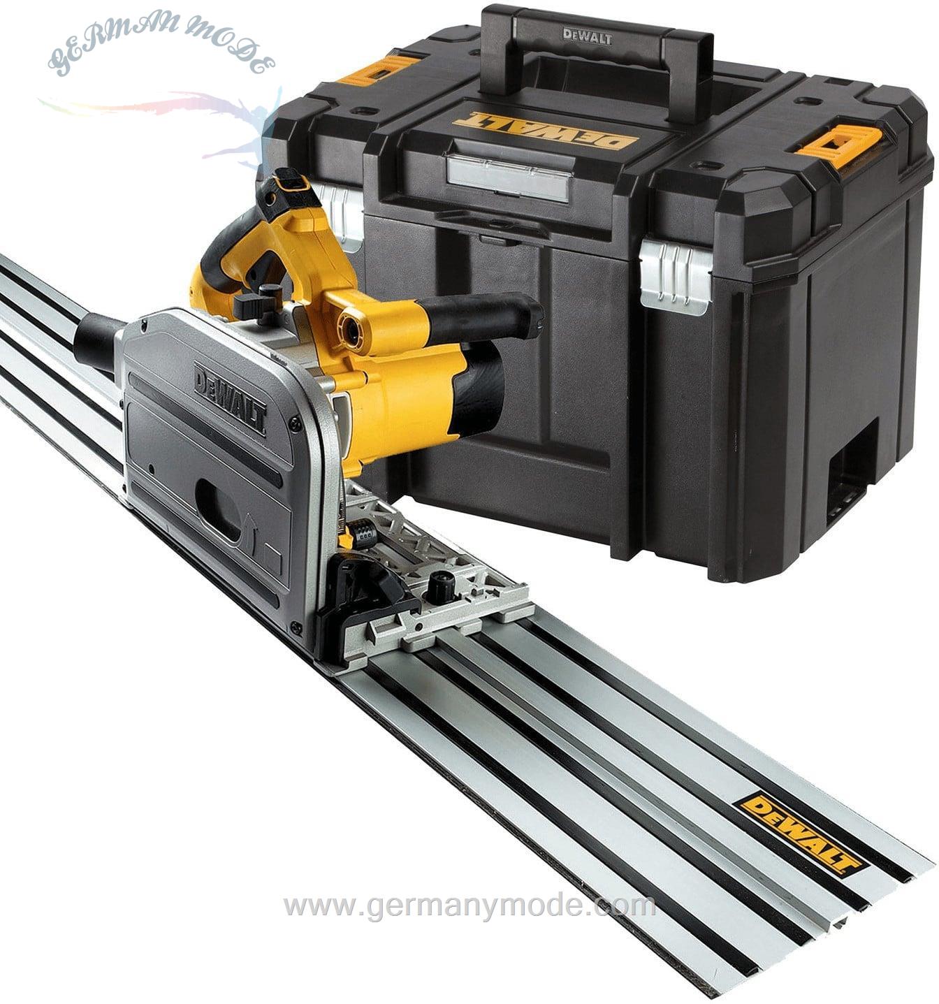 اره گرد بر شارژی دیوالت آمریکا DeWALT Tauchkreissägen Set DWS520KTR-QS + Führungsschiene 1500 mm + T-STAK VI