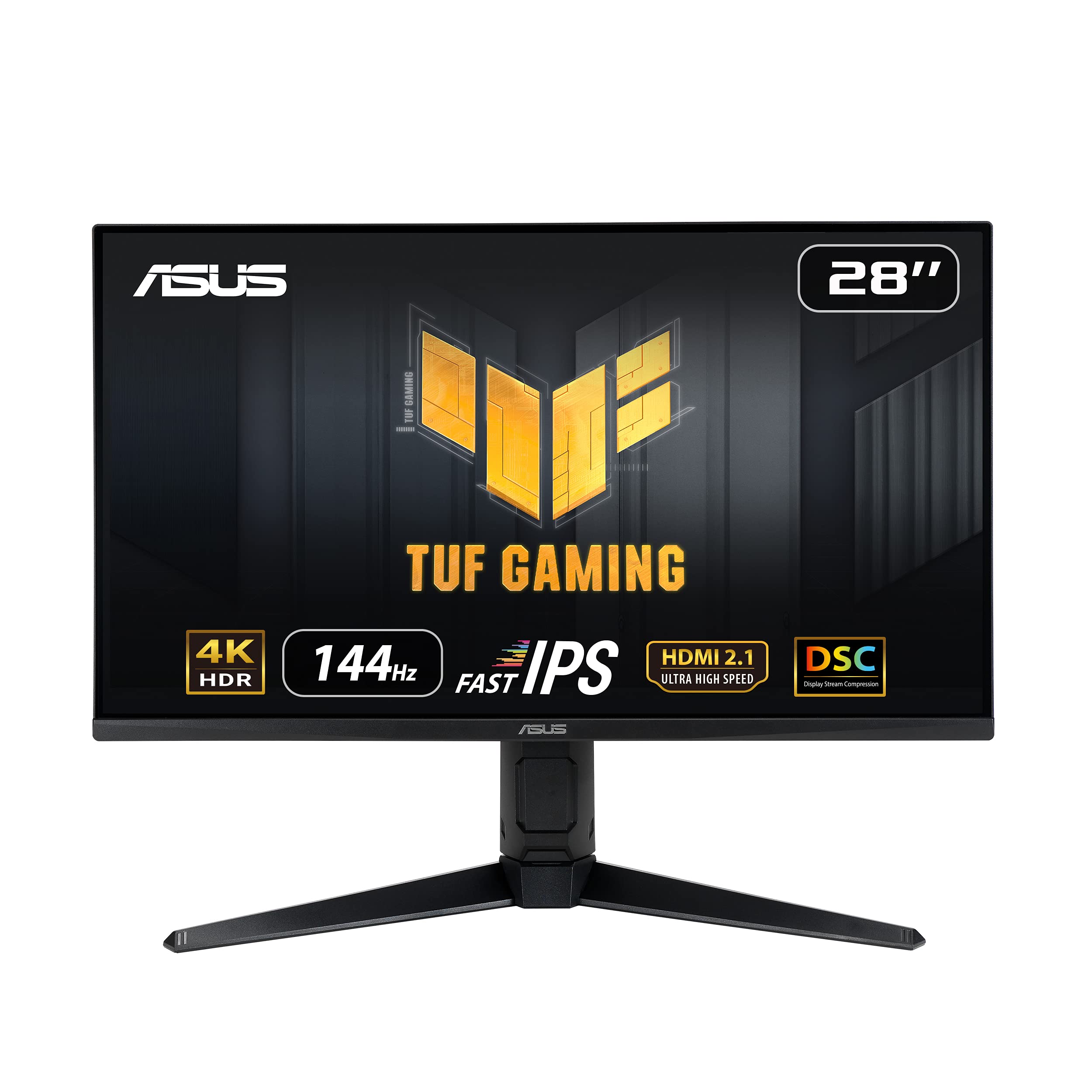 خرید از آمازون - ASUS TUF Gaming VG28UQL1A - Ecran PC Gamer eSport 28 اینچی 4K - 144Hz - 1ms - Dalle IPS - 16:9 - 3840x2160 - 350cd/m² - درگاه نمایشگر و HDMI 2.1 - ELMBSync - Pre%CI0 - AMDmi - Pre%CInc. -P3