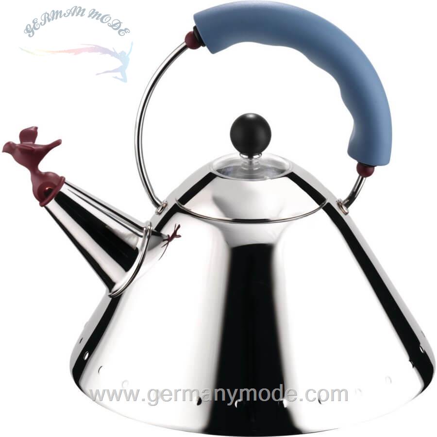کتری 2 لیتری السی ایتالیا Alessi Wasserkocher Wasserkessel blau- 2 l