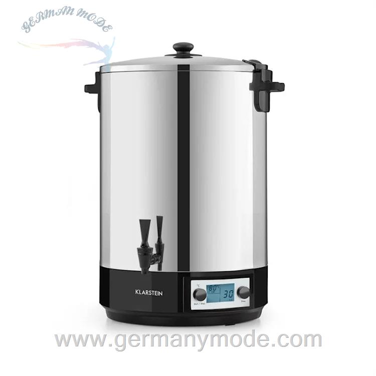 فلاسک غذا و نوشیدنی 40 لیتری کلارشتاین آلمان Klarstein KonfiStar 40 Digital Einkochautomat Getränkespender Silber
