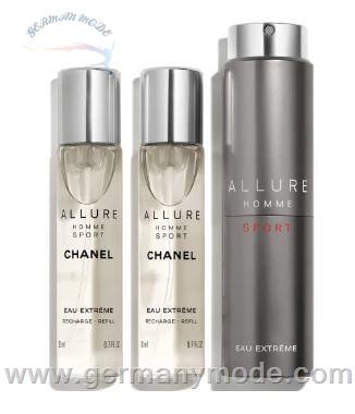 ست عطر ادو پرفیوم مردانه 3 تایی 20 میل الور هوم او اکستریم شنل فرانسه CHANEL ALLURE HOMME SPORT EAU EXTREME EAU DE PARFUM 3 20ml