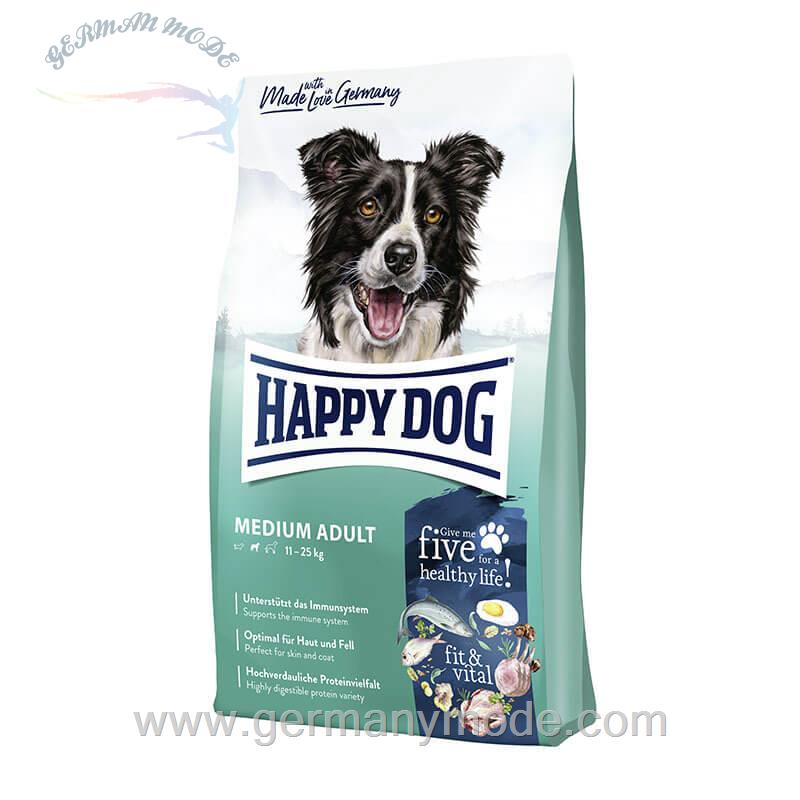 غذا خشک سگ هپی داگ آلمان Happy Dog fit - vital Medium Adult