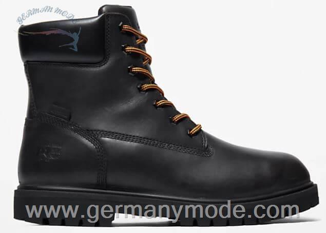 بوت کار ضد آب مردانه تیمبرلند آمریکا TIMBERLAND WATERPROOF TIMBERLAND PRO ICONIC ALLOY WORK BOOT WITH PROTECTIVE TOE CAP FOR MEN IN BLACK