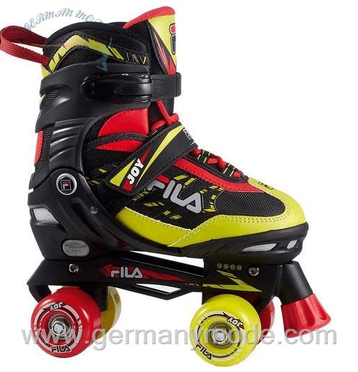 اسکیت کفشی چهارچرخ کودکانه Fila Skates Rollschuhe Rollerskate verstellbar weiß-pink