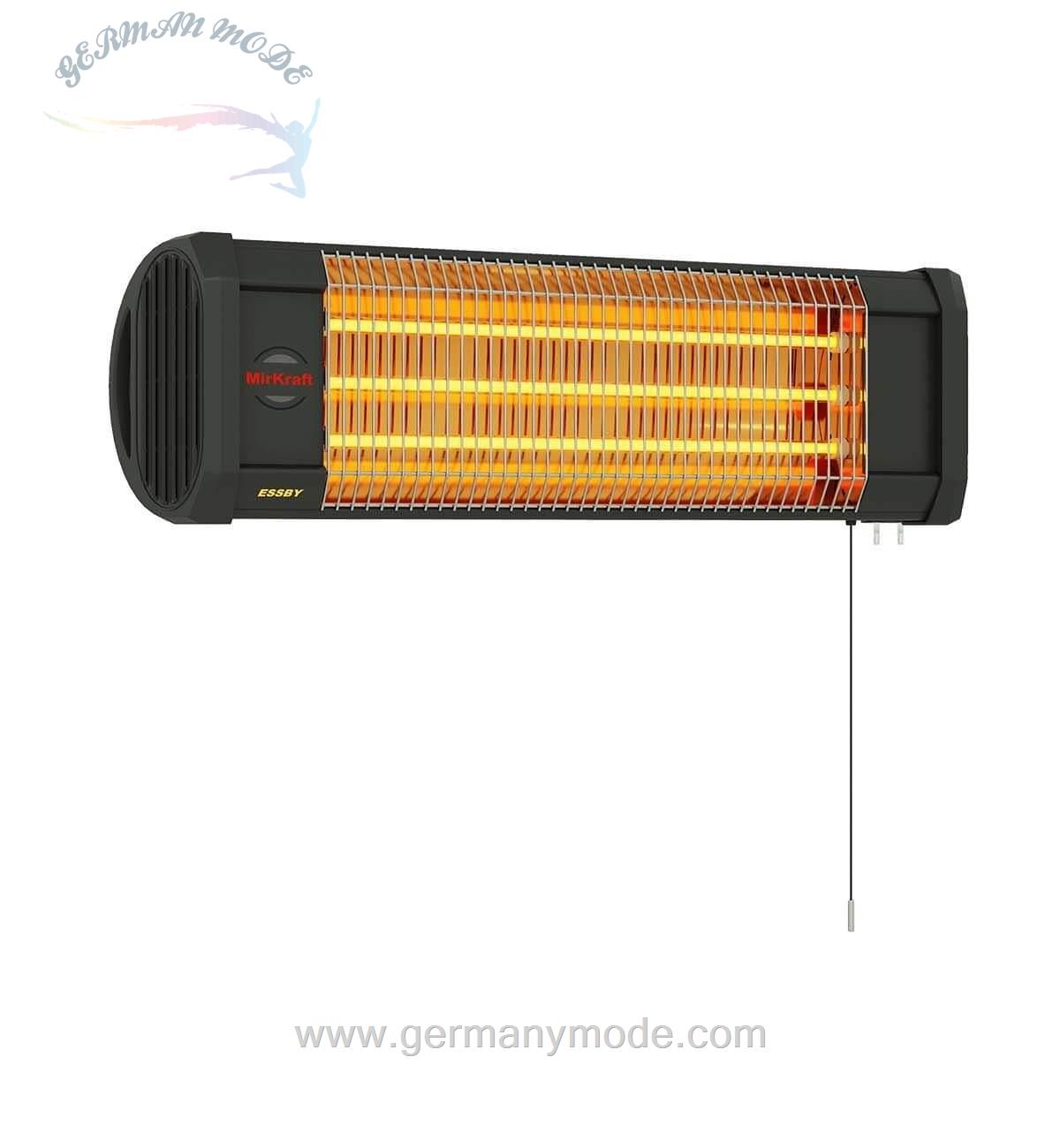 بخاری برقی مادون قرمز دیواری میرکرافت MirKraft Heizstrahler Essby Wickeltischstrahler baby Heizstrahler 1800 watt