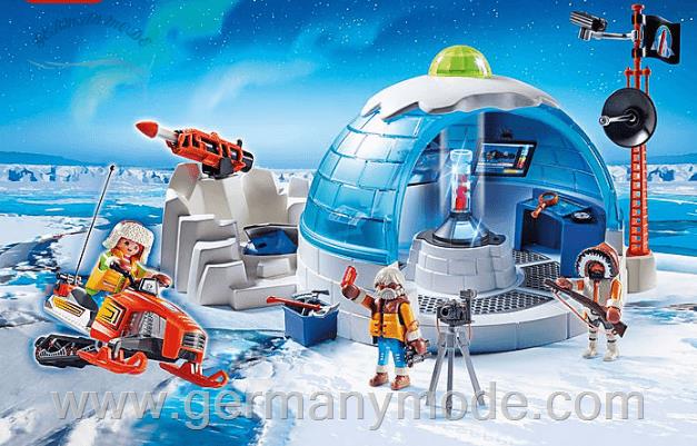 ست اسباب بازی آزمایشگاه گنبد یخی Polar Ranger Hauptquartier Produktnr 9055