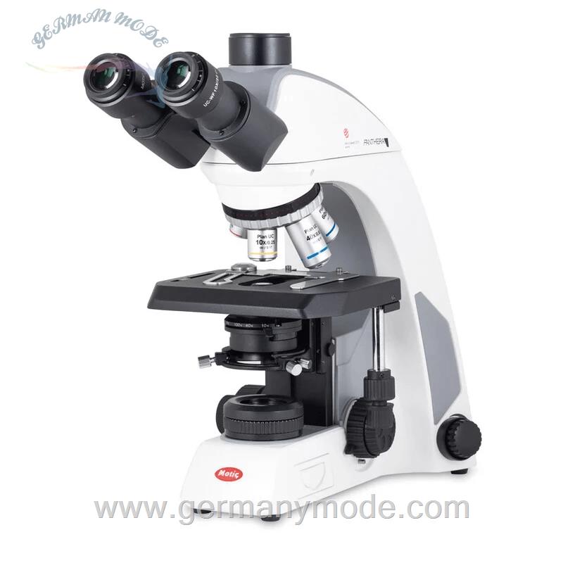 میکروسکوپ موتیک Motic Mikroskop Panthera C2, Trinokular (Ohne 100X), infinity, plan, achro, 40x-400x, Halogen/LED