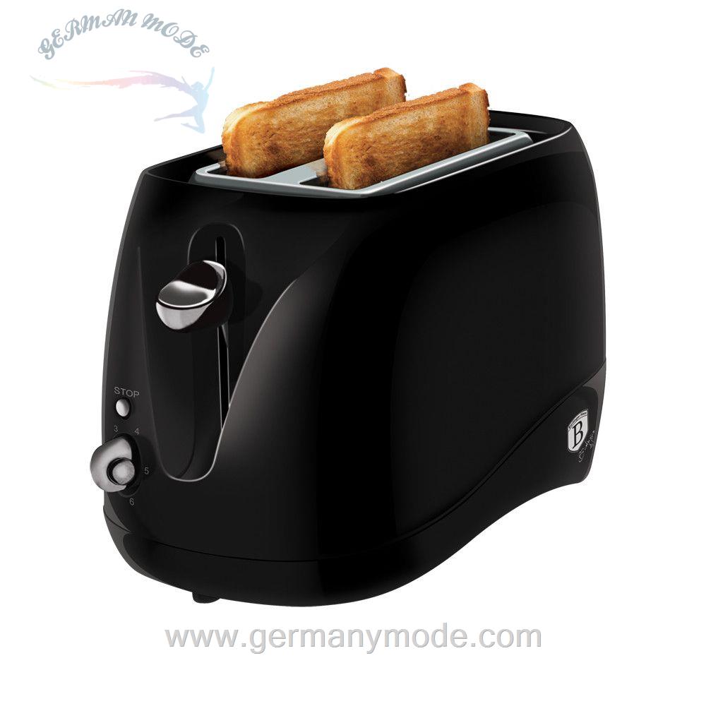 توستر 2 اسلایس برلینگر هاوس مجارستان BERLINGER HAUS 2-SLICE TOASTER BH/9027 BLACK