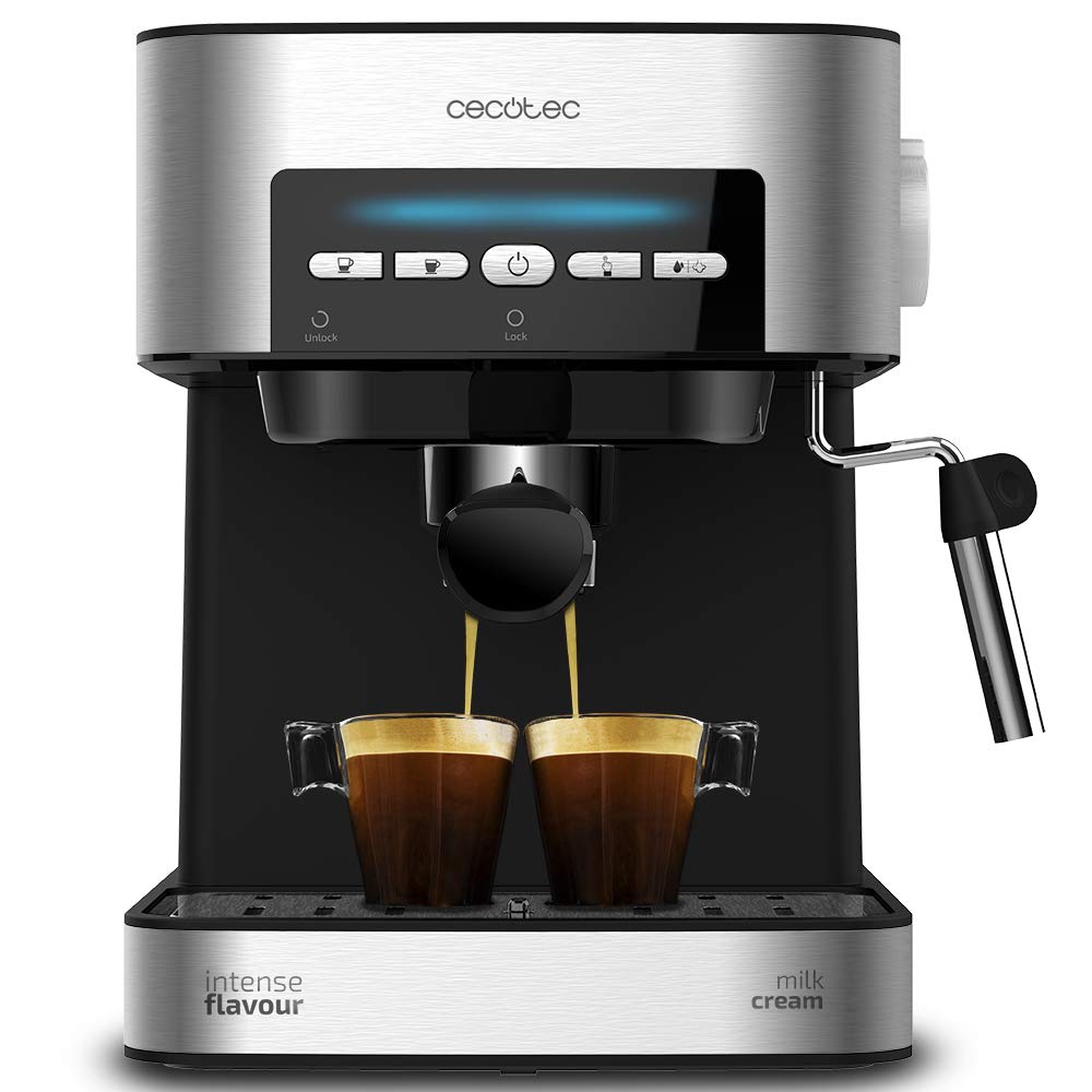اسپرسو ساز سکوتک اسپانیا Cecotec Cumbia Power Espresso 20 Barista Aromax. توان ۲۹۰۰ وات، ۲ سیستم گرمایشی، پمپ فشار ۲۰ بار