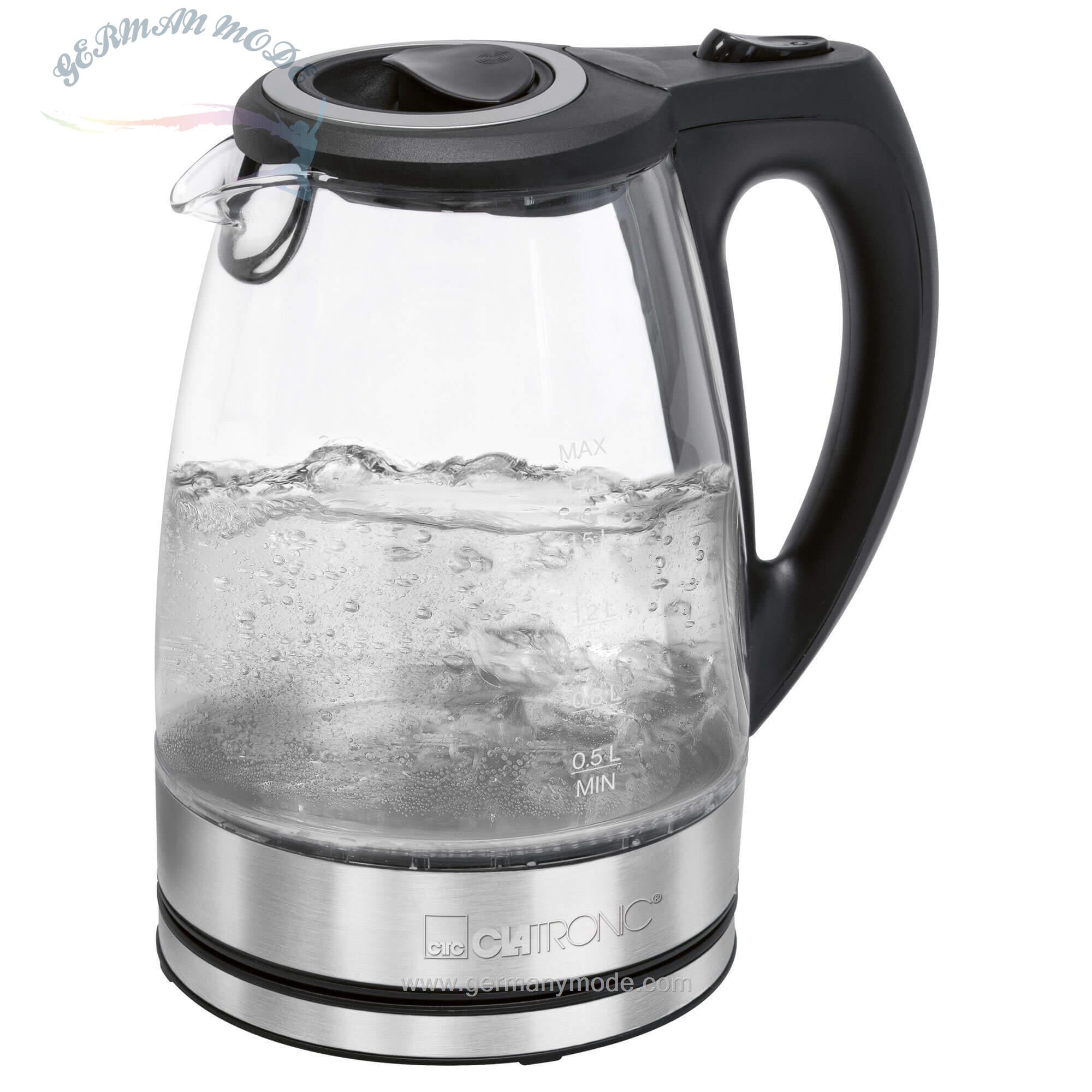 کتری برقی کلترونیک آلمان CLATRONIC Wasserkocher WKS 3744 G- 1/7 l-2200 W