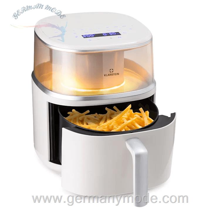 سرخ کن عملکرد بخار کلارشتاین آلمان Klarstein Air Bloom Heißluftfritteuse mit Dampffunktion 7,5 Liter 1500 watt Creme