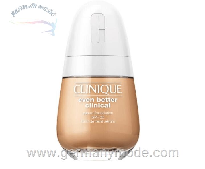 کرم پودر 24 ساعته پوشش متوسط کلینیک آمریکا Clinique Even Better Clinical Serum foundation SPF20 (30ml) CN 70 Vanilla