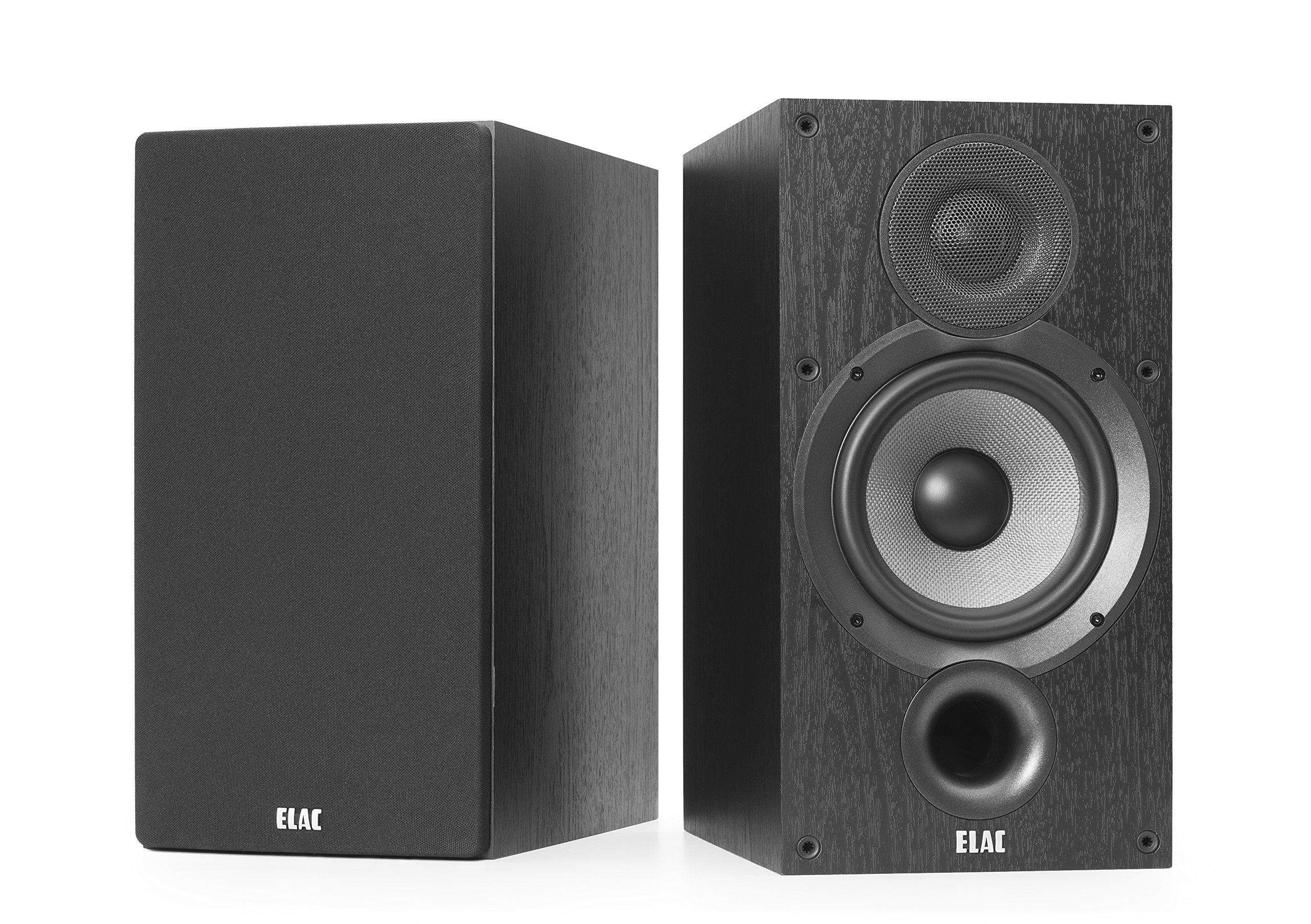 خرید از آمازون - دکور مشکی بلندگوی قفسه کتاب ELAC DEBUT B6.2