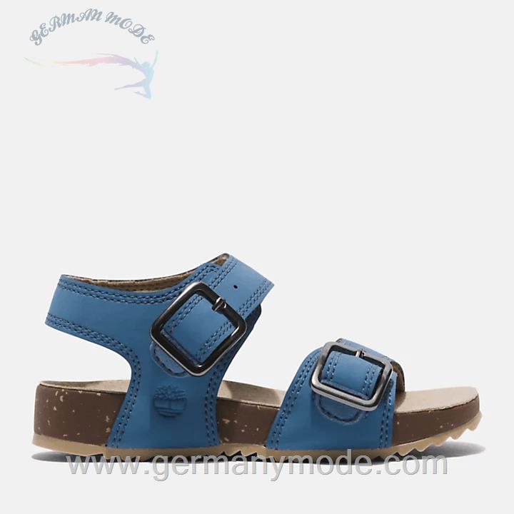 صندل بچگانه تیمبرلند آمریکا TIMBERLAND CASTLE ISLAND SANDALE MIT FERSENRIEMCHEN FÜR KLEINKINDER IN BLAU