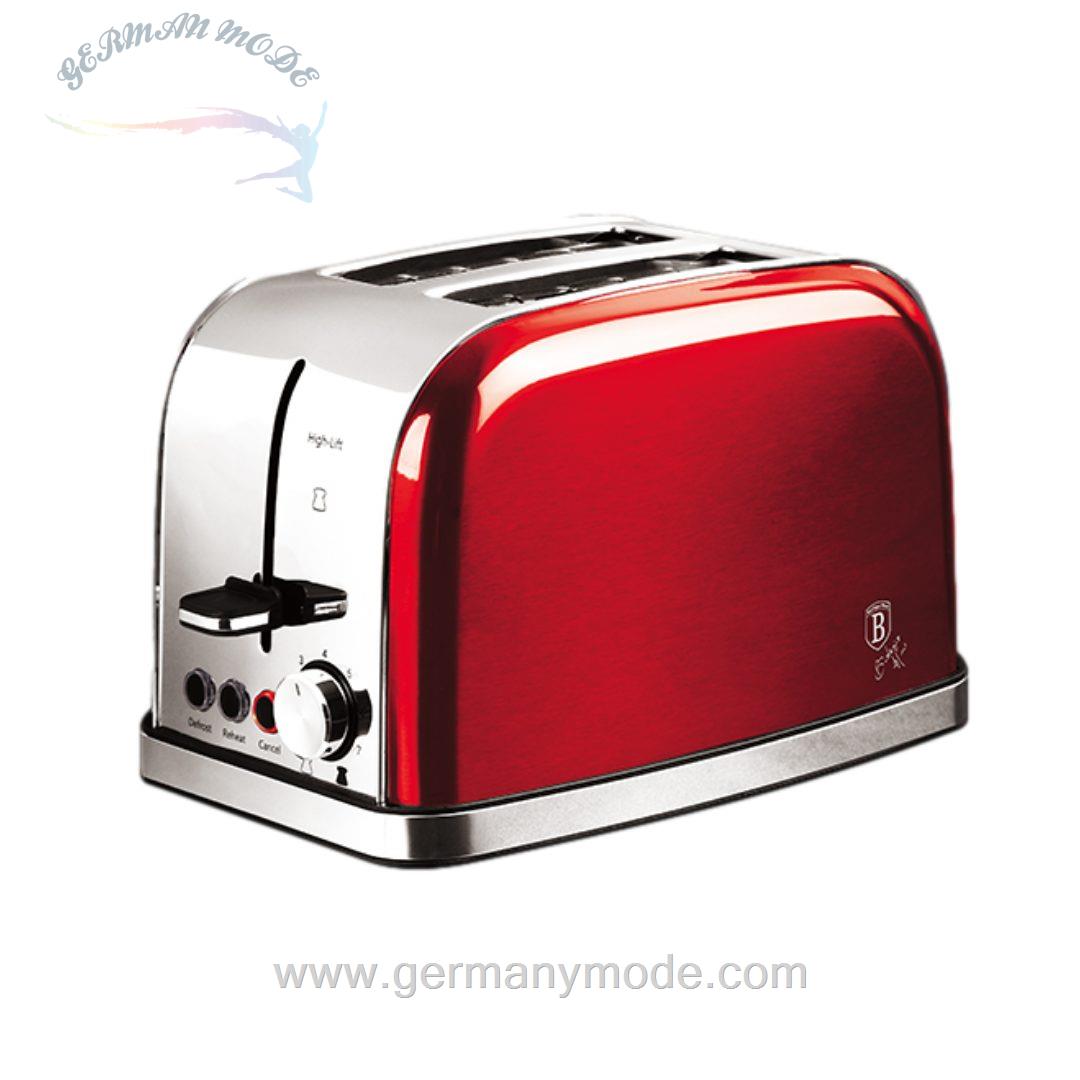 توستر 2 اسلایس برلینگر هاوس مجارستان BERLINGER HAUS 2-SLICE TOASTER BH-9388 BURGUNDY