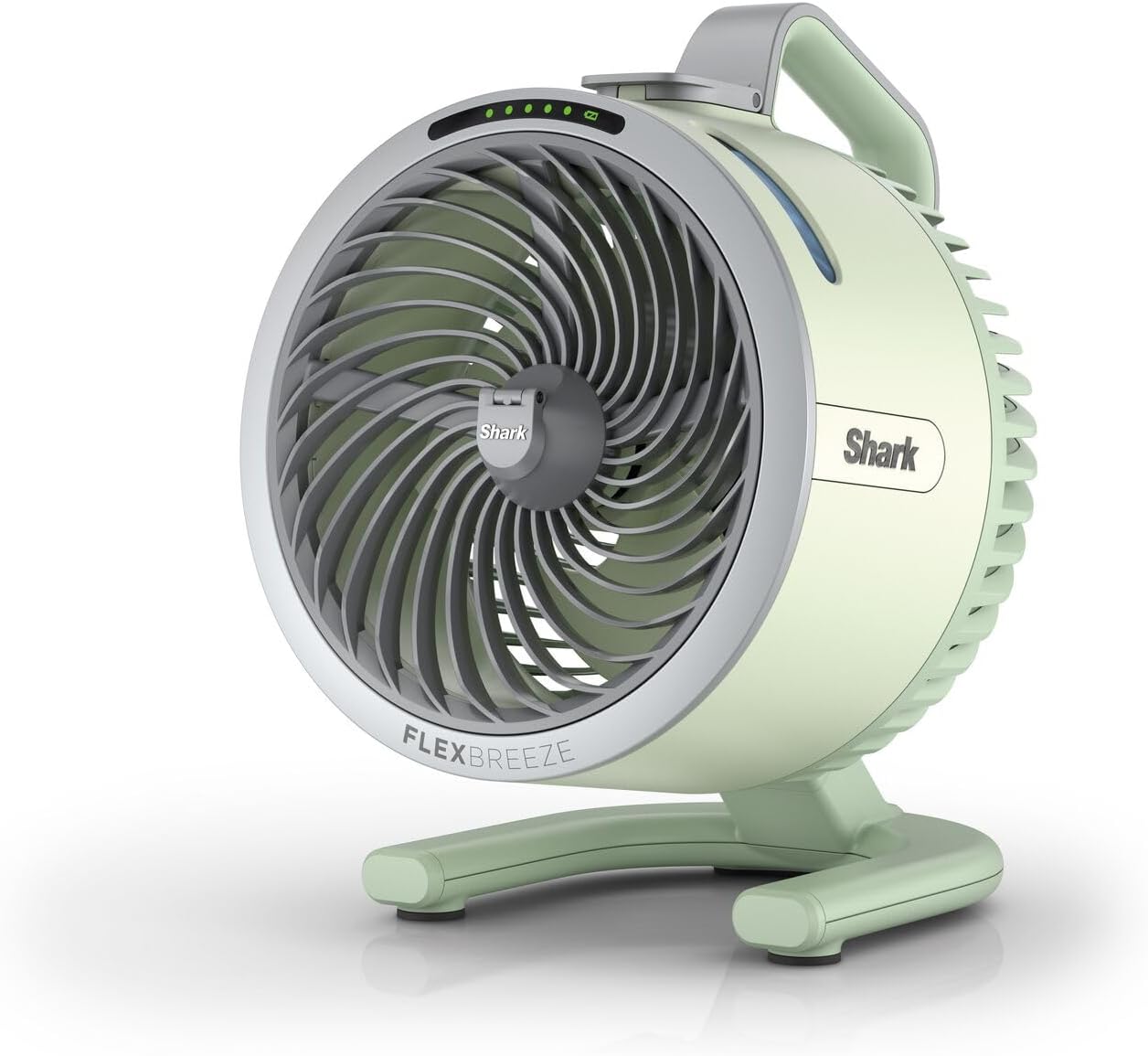 پنکه مه پاش قدرتمند شارک آمریکا Shark FlexBreeze HydroGo Mint FA050EUGN خنک کننده داخلی و خارجی، با سیم و بدون سیم، 20 متر جریان هوا