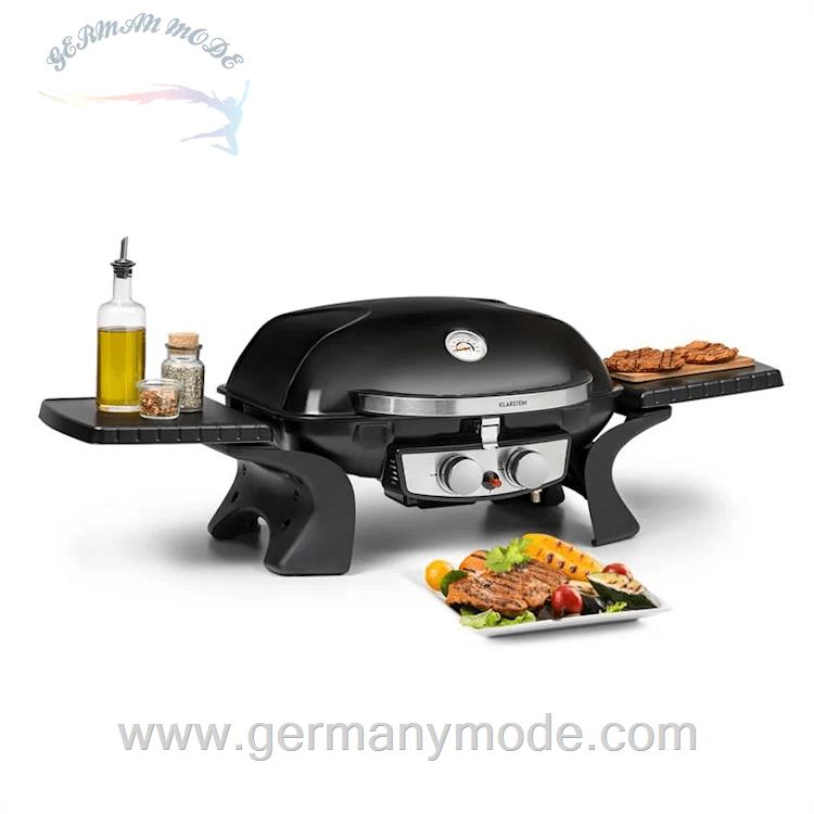 گریل باربیکیو گازسوز کلارشتاین آلمان Klarstein Parforce Duo Gasgrill Schwarz 5 kW