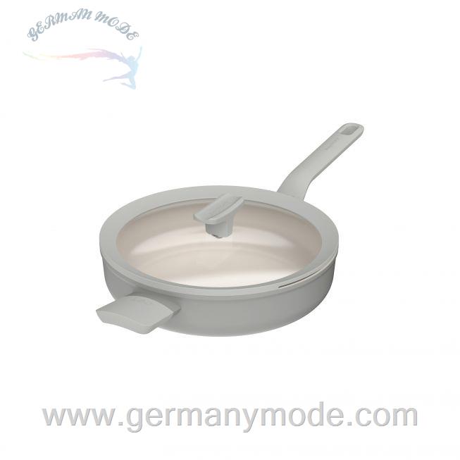 ماهیتابه درب دار 26 سانت برگهف بلژیک Berghoff Schmorbratenpfanne mit Deckel Balance Moonmist 26 cm - Leo