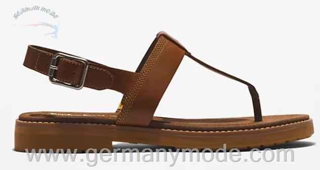 صندل زنانه تیمبرلند آمریکا TIMBERLAND CHICAGO RIVERSIDE FLIP FLOP SANDAL FOR WOMEN IN BROWN