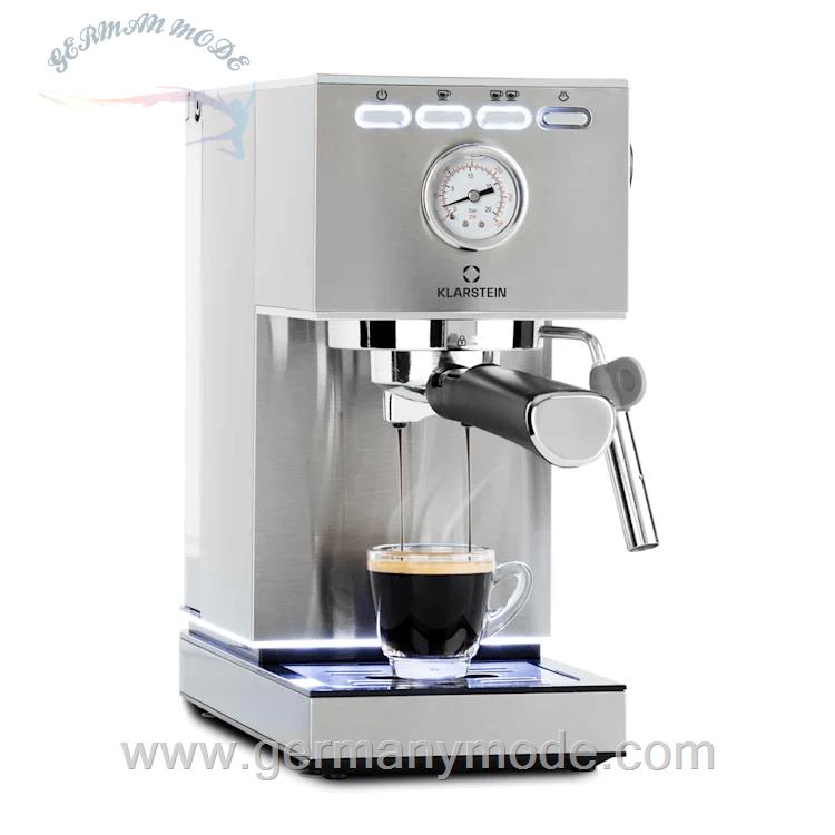 اسپرسو ساز کلارشتاین آلمان Klarstein Pausa Espressomaker 13 cm Espressomaschine 4,5 kg Silber
