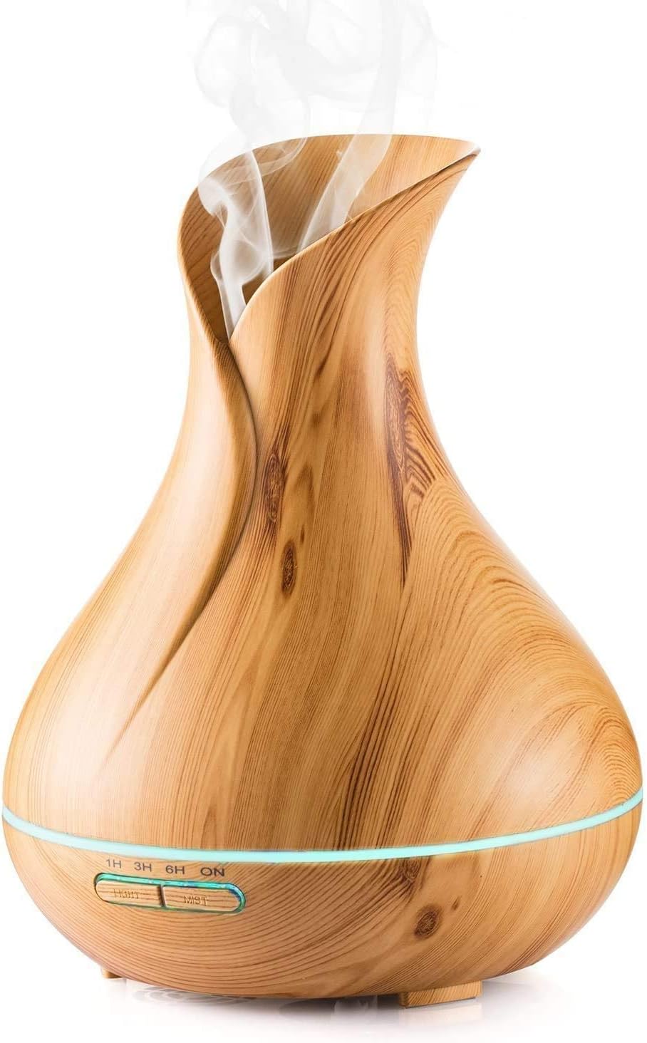 دستگاه خوشبو کننده هوا پخش کننده عطر Aoonar، 550 میلی لیتر پخش کننده عطر، مرطوب کننده اسانس پخش کننده اسانس برای رایحه درمانی، خروجی مه قابل تنظیم، 7 سطح رنگ (550 میلی لیتر)
