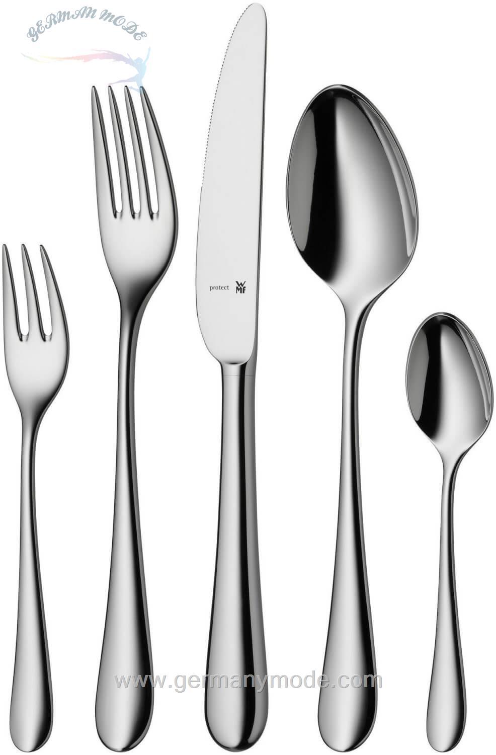 سرویس قاشق چنگال 30 پارچه وی ام اف آلمان WMF Besteck-SetMerit Cromargan Edelstahl18-10 poliert-30-teilig