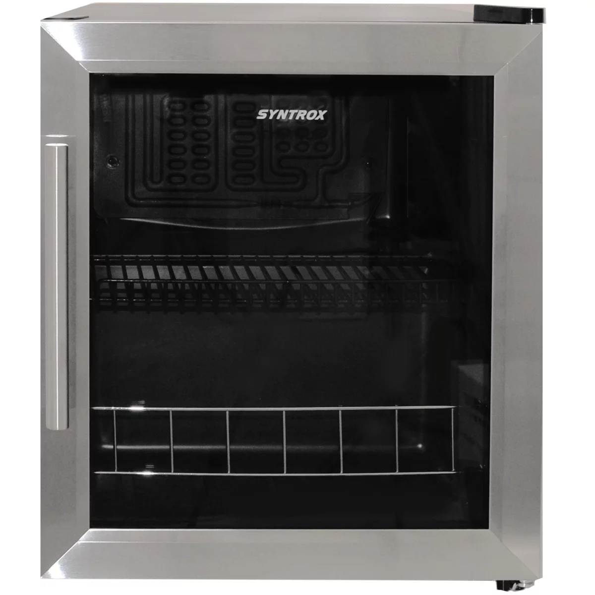 مینی یخچال 46 لیتری سینتروکس آلمان Syntrox Germany Minikühlschrank Capella 46 Liter Hotelkühlschrank Edelstahl Geräuscharm