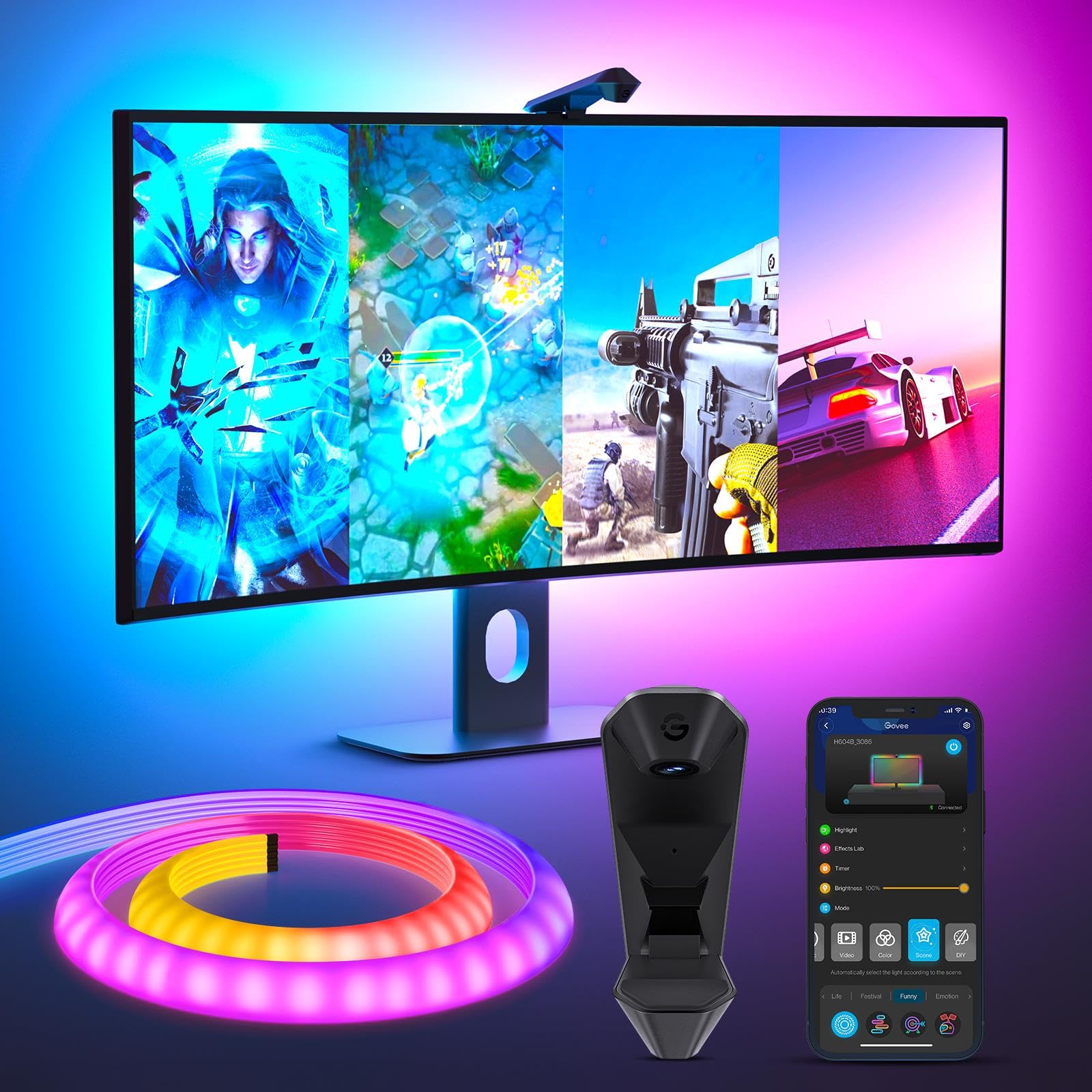 خرید از آمازون - Govee - DreamView G1 Gaming Light