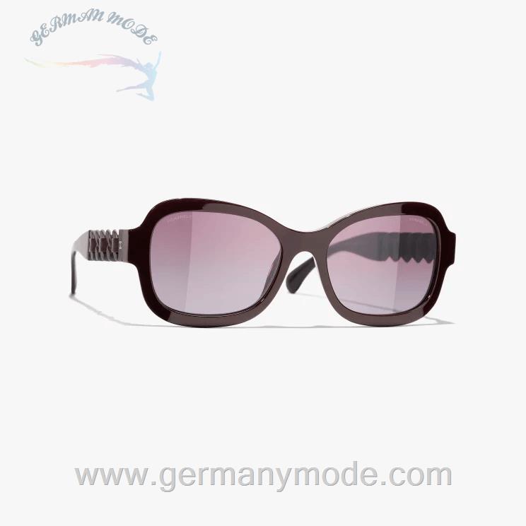 عینک آفتابی زنانه شنل فرانسه CHANEL RECHTECKIGE SONNENBRILLE 5465Q 1461/S1