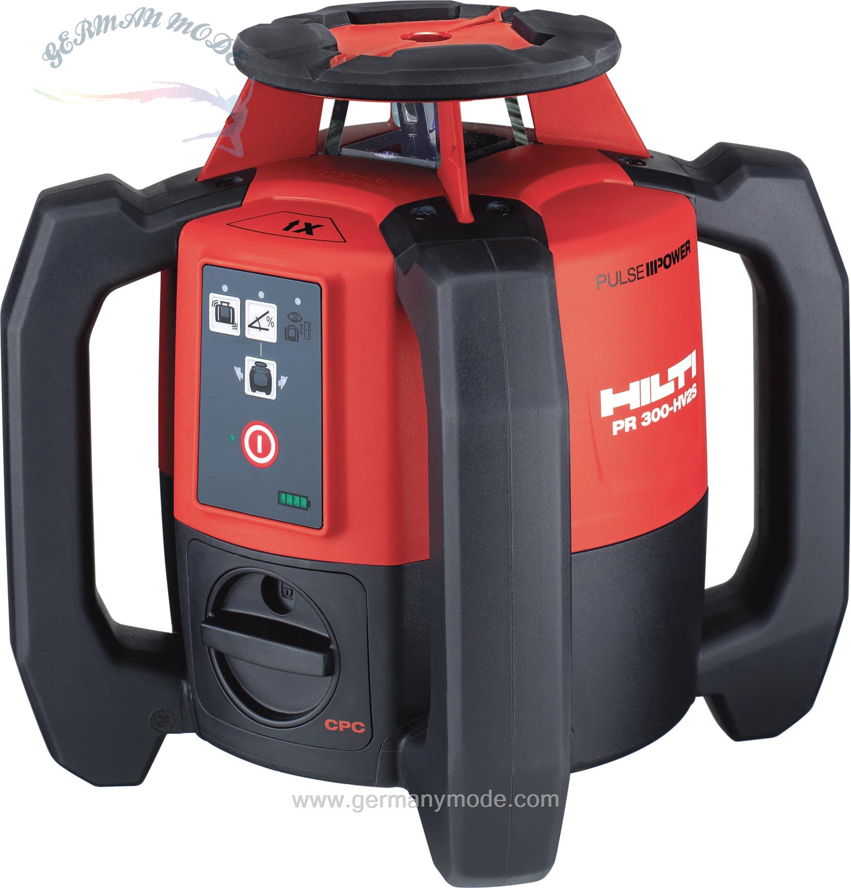 تراز لیزری عمودی و سطح شیب دوار هیلتی لیختن اشتاین HILTI ROTATIONSLASER PR 300-HV2S FÜR NIVELLIERAUFGABEN IM