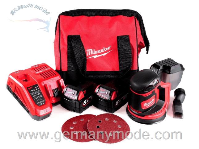 سنباده گرد شارژی میلواکی آمریکا Milwaukee M18 BOS125 BOS125-502B