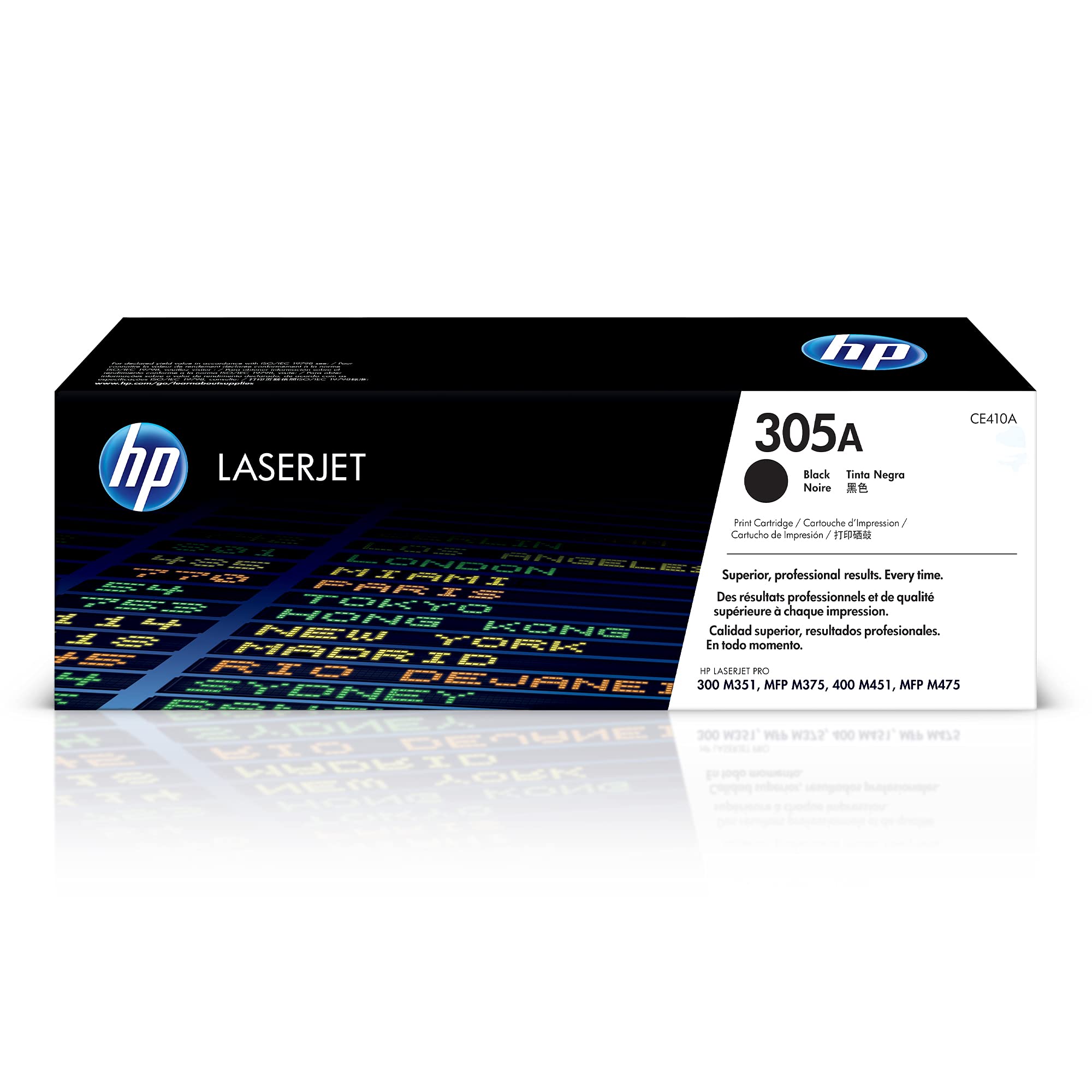 خرید از آمازون - تونر اصلی مشکی HP 305A (CE410A) برای HP Laserjet Pro M351, M375nw, M451, M475